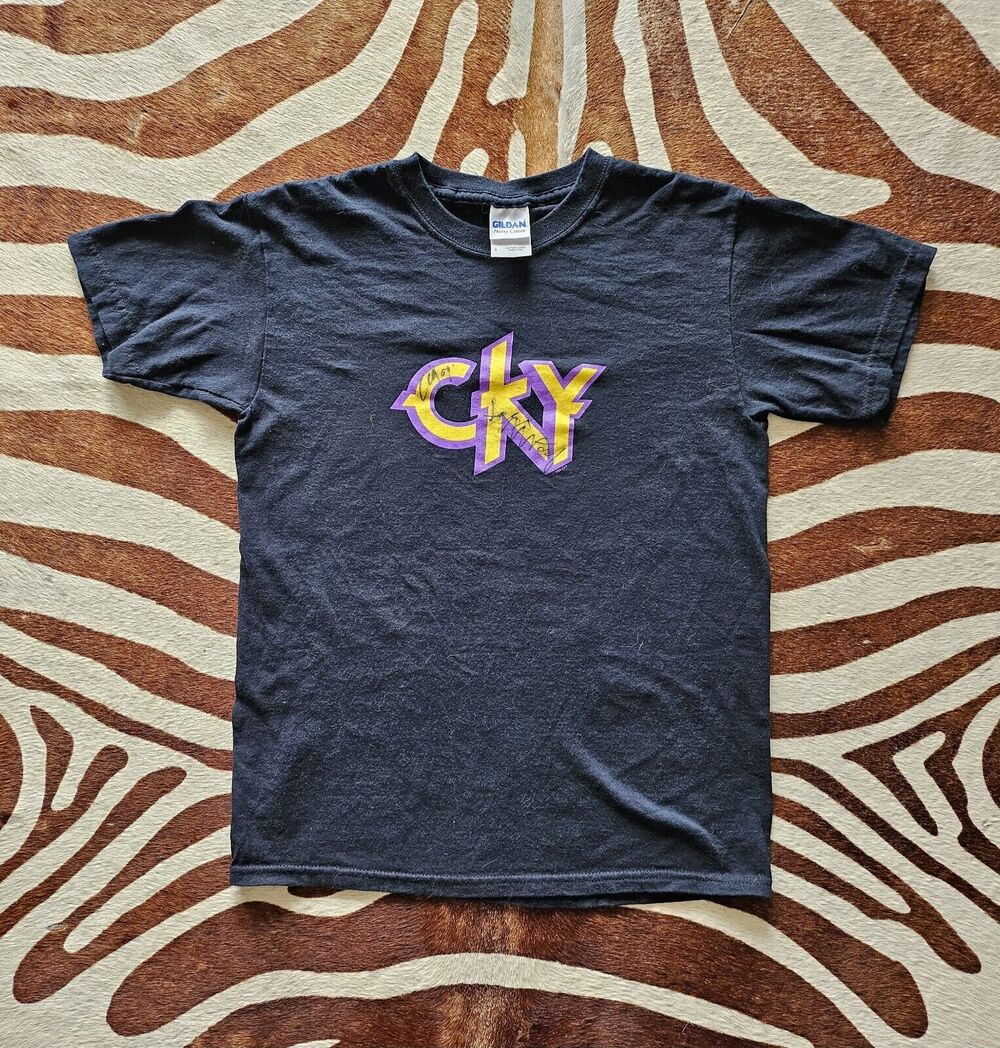 Signed Chad Ginsburg 2005 CKY Band T Shirt S Camp Kill Yourself Y2k